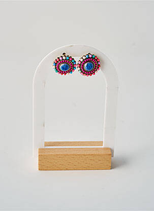 Boucles d’oreilles bleu TATA GISELE pour femme