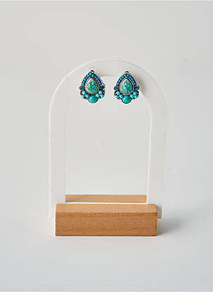 Boucles d’oreilles bleu TATA GISELE pour femme