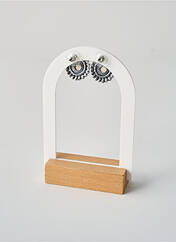 Boucles d’oreilles noir TATA GISELE pour femme seconde vue