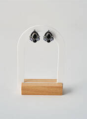 Boucles d’oreilles noir TATA GISELE pour femme seconde vue