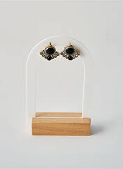 Boucles d’oreilles noir TATA GISELE pour femme seconde vue