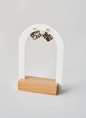 Boucles d’oreilles noir TATA GISELE pour femme seconde vue