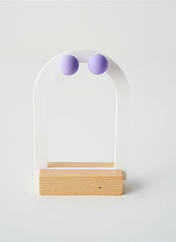 Boucles d’oreilles violet TATA GISELE pour femme seconde vue