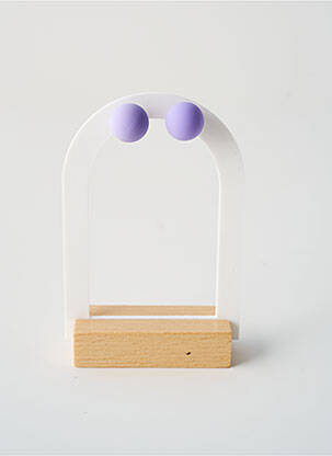 Boucles d’oreilles violet TATA GISELE pour femme