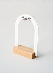 Boucles d’oreilles violet TATA GISELE pour femme seconde vue