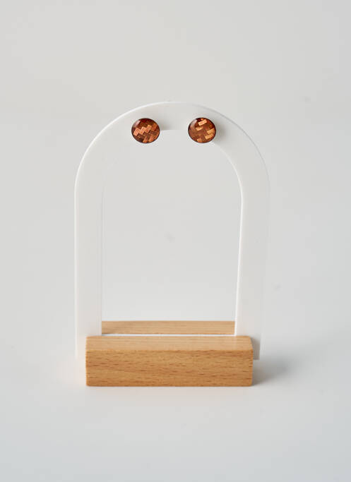 Boucles d’oreilles orange TATA GISELE femme