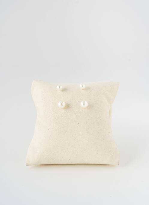 Boucles d’oreilles blanc TATA GISELE pour femme