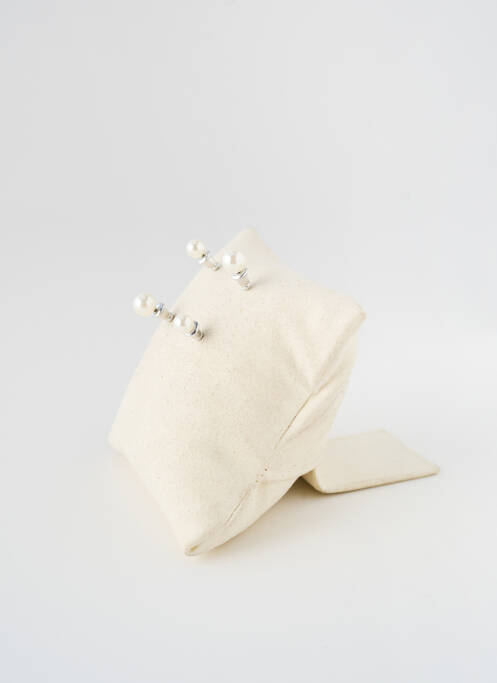 Boucles d’oreilles blanc TATA GISELE pour femme