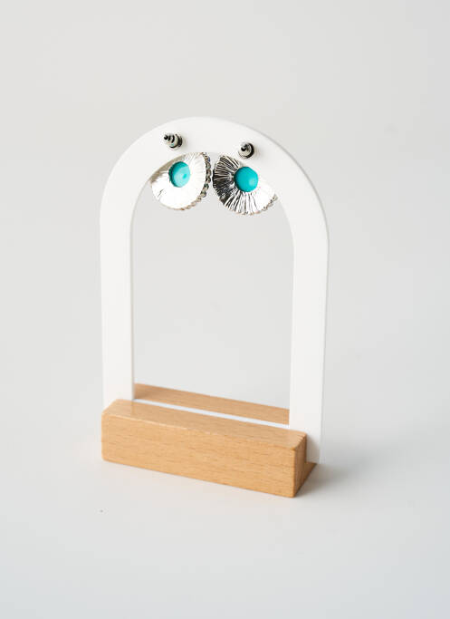 Boucles d’oreilles bleu TATA GISELE pour femme