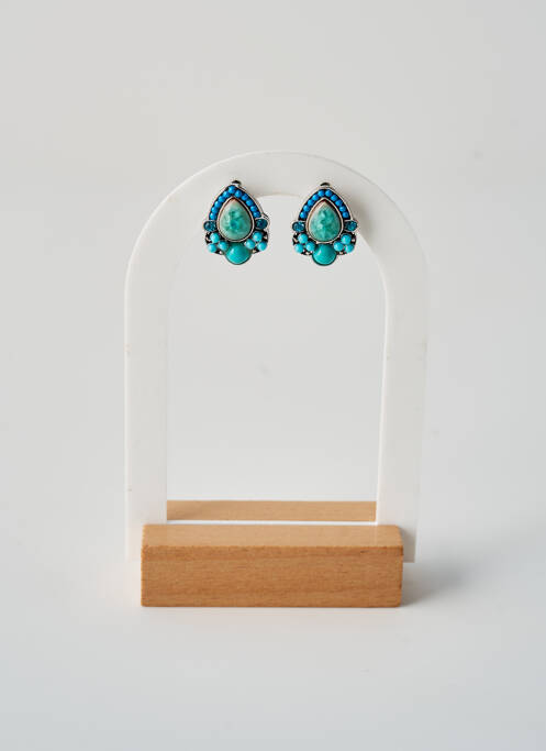 Boucles d’oreilles bleu TATA GISELE pour femme