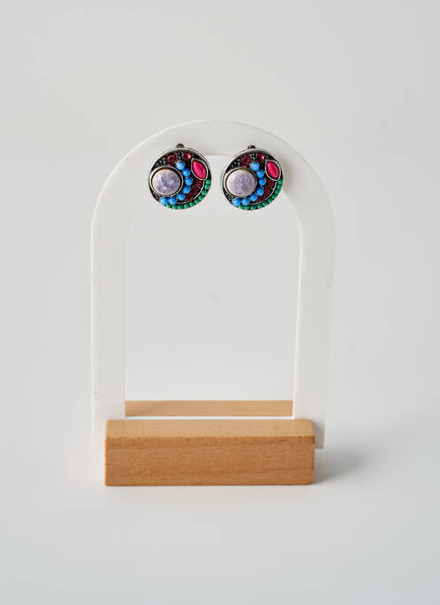 Boucles d’oreilles bleu TATA GISELE pour femme