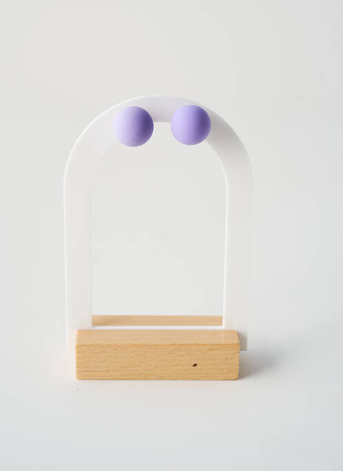 Boucles d’oreilles violet TATA GISELE pour femme