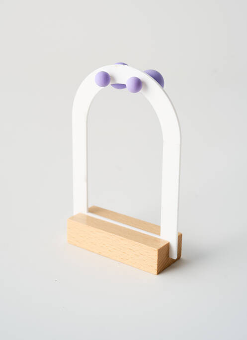 Boucles d’oreilles violet TATA GISELE pour femme