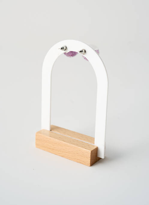 Boucles d’oreilles violet TATA GISELE pour femme