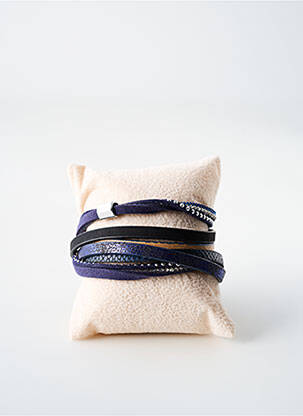 Bracelet matériaux métal bleu TATA GISELE femme