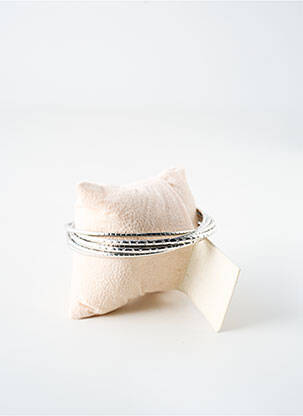 Bracelet jonc matériaux métal argent TATA GISELE femme