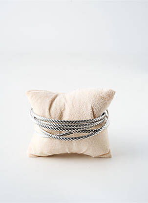 Bracelet jonc matériaux métal argent TATA GISELE femme