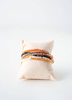 Bracelet ornement perles orange TATA GISELE femme