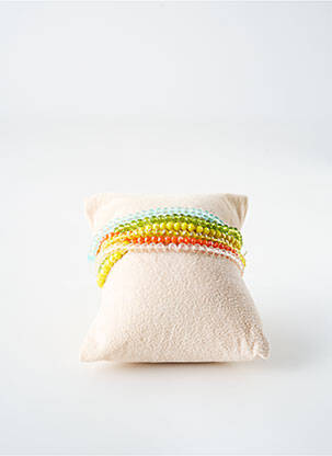 Bracelet ornement perles jaune TATA GISELE femme