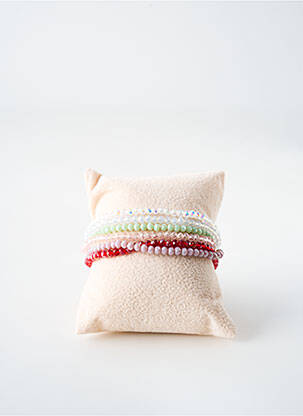 Bracelet ornement perles rouge TATA GISELE femme
