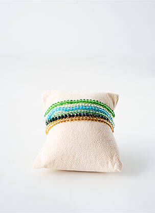 Bracelet ornement perles vert TATA GISELE femme