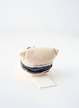 Bracelet ornement perles bleu TATA GISELE femme