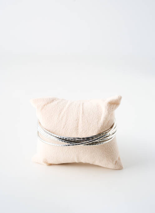 Bracelet jonc matériaux métal argent TATA GISELE femme