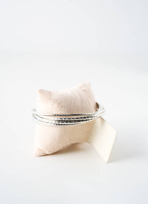 Bracelet jonc matériaux métal argent TATA GISELE femme