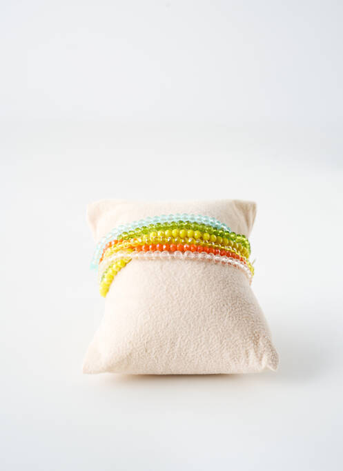 Bracelet ornement perles jaune TATA GISELE femme