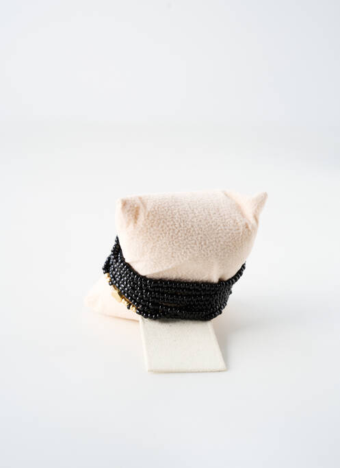 Bracelet ornement perles noir TATA GISELE femme