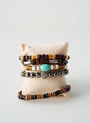 Bracelet marron TATA GISELE homme