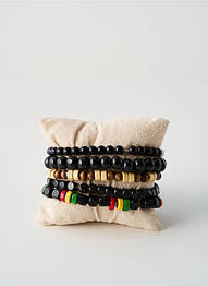 Bracelet noir TATA GISELE homme