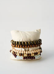 Bracelet marron TATA GISELE pour homme seconde vue