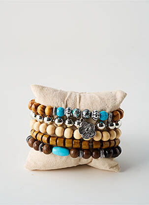 Bracelet marron TATA GISELE pour homme