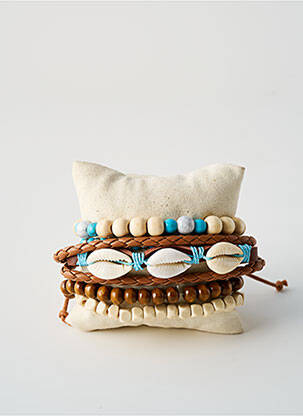 Bracelet marron TATA GISELE pour homme