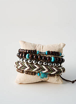 Bracelet marron TATA GISELE pour homme