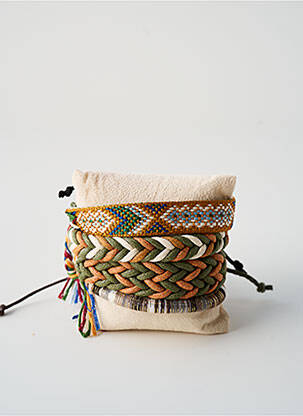 Bracelet vert TATA GISELE pour homme