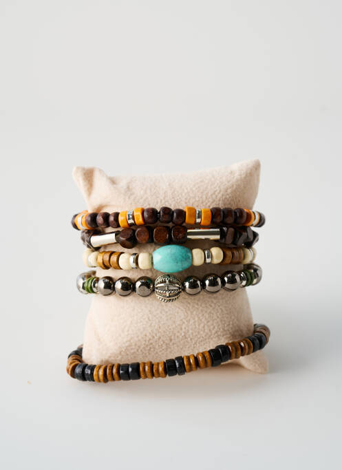 Bracelet marron TATA GISELE pour homme