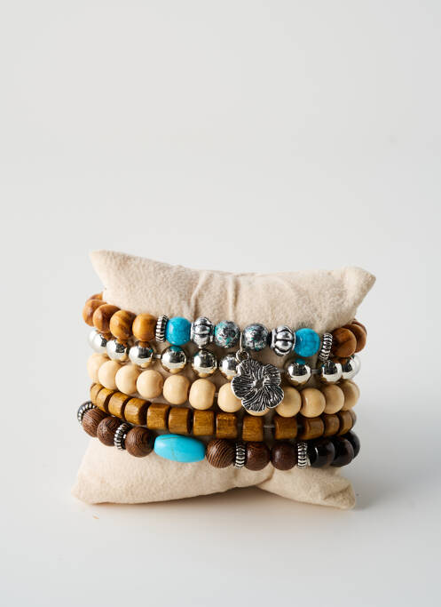 Bracelet marron TATA GISELE homme