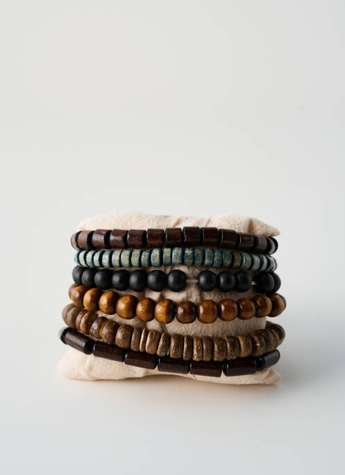 Bracelet marron TATA GISELE pour homme