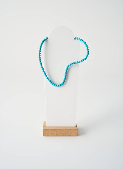 Collier ornement perles bleu TATA GISELE femme