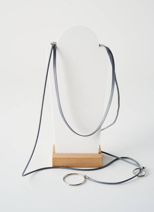 Sautoir gris TATA GISELE pour femme