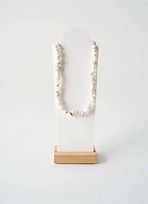 Collier blanc TATA GISELE pour femme