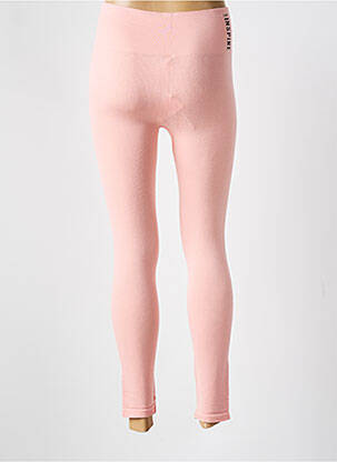Legging tissage jersey taille normale rose LEJABY femme