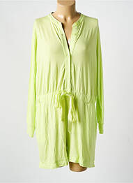 Pyjashort tissage jersey vert MAISON LEJABY femme