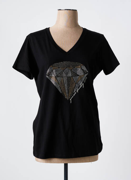 T-shirt noir LIU JO pour femme