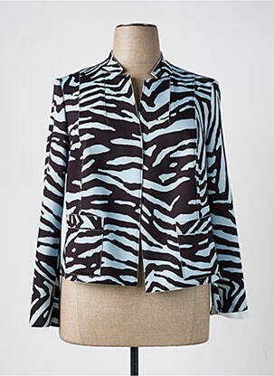 Veste casual coupe cintrée bleu FABER femme