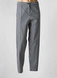 Pantalon slim tissage popeline taille normale noir ELENA MIRO femme