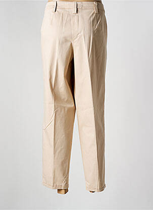 Pantalon 7/8 taille à pinces taille normale beige BASLER femme