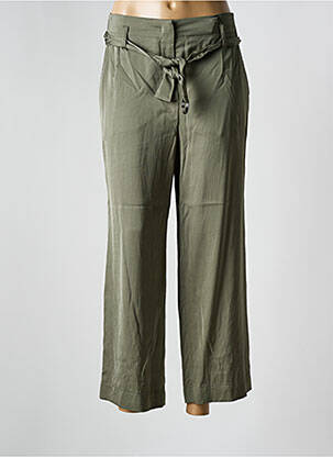 Pantalon 7/8 taille élastique taille normale vert MARC CAIN femme